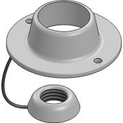 20mm Galvanised Ball & Socket Cover